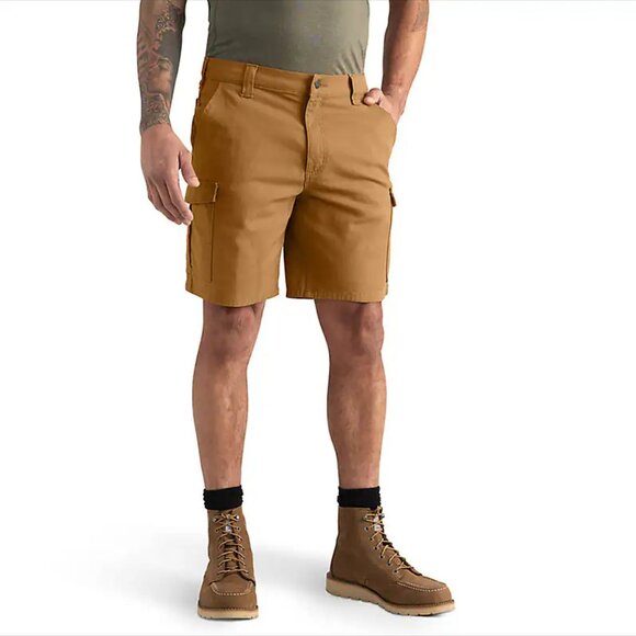 Carhartt Rugged Flex 9" Canvas Cargo Work Short - Picture 2 of 6